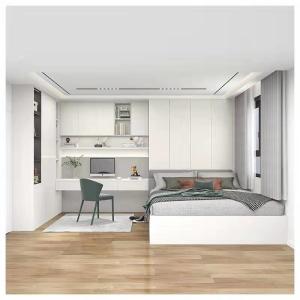 China Versatile Auto Swing Door Wardrobe / Leminate / Lacquer With Ample Storage factory