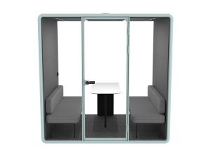 China No Longer Interrupted Silent Pods Working Cabin Quickly Assembled Reduce 35db+ Noise factory