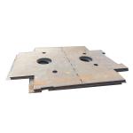 ASTM Heavy Duty CNC Flame Cutting Fixing Plate Flanges Carbon Steel Metal Parts