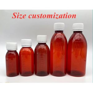 China Maple Cough Syrup Bottle Measurements 3oz 4oz With Screw Cap factory