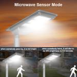 IP65 Outdoor ABS High Power Solar Street Light 50w 100w 150w 250w