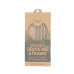 wholesale Custom Printed Stainless Steel Straws kraft Paper Box