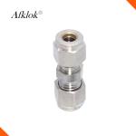 10mm 12mm 14mm 15mm Stainless Steel 316 Union Dual Ferrule Tube Fittings