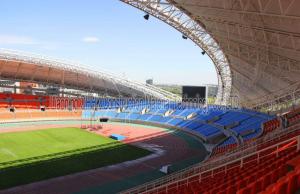 China High Strength Lightweight Structural Steel Roof Trusses For Sport Hall factory