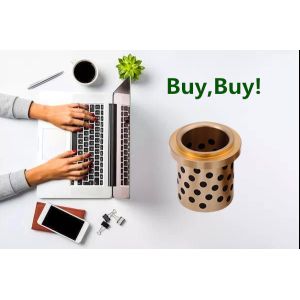 Professional Fluid Solenoid Valve Bushings , Slef Lubricating Steel Bushing