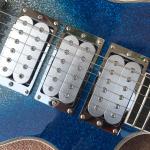 New high quality big silver powder silver hardware 3 pickup trucks and 6 strings