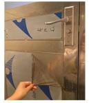 China Manufacturer Black & White PE Protective Film Roll For Laser Cut