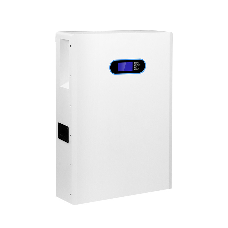 100AH Lithium Iron Phosphate Battery Wall Mounted 48V Solar Battery 5120WH Rated Capacity
