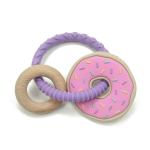 Safe Nursing Chew Animal Teether Organic Silicone Sensory Toys For Babies