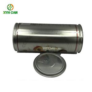 Food Safety Standard 1L Beer Tinplate Can with SOT Lid Transparent Iron Color