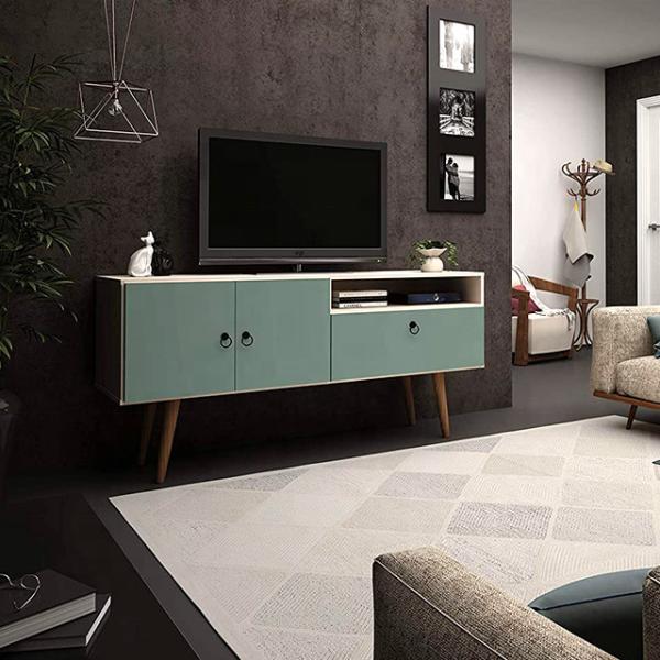 Simple Vintage Custom TV Cabinet Wooden Console TV Stand Entertainment Center