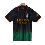 AC Milan 2025-2026 Season Player Version Jersey Of Fourth Away Gradient Black