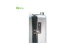 ABS Hard Sided Luggage with front pocket and double spinner Wheels