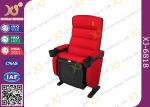 Commercial Plastic Theatre Room Chairs Theatre Style Seating With Cup Holder
