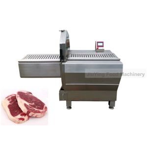 Full Automatic Pork Beef Chicken Meat Slicer 1mm Adjustable