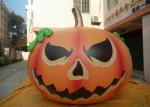 Customized Halloween Inflatable Advertising Signs / Blow Up Pumpkin Decorations