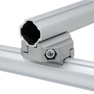 China Industrial Aluminum Lean Tube Connector Aluminum Alloy Pipe Lean Manufacturing Line with Efficient Joint factory