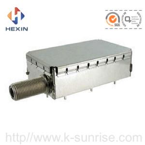 China metal shield cover with f connector factory