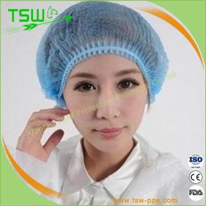 China Food Industry Lint Free PP SMS Disposable Mob Cap factory