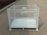 Powder Coating Steel Collapsible Pallet Cage For Logistics Application