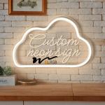 High Density Neon Acrylic Signs 3000K Led Neon Sign With Clear Acrylic Backer
