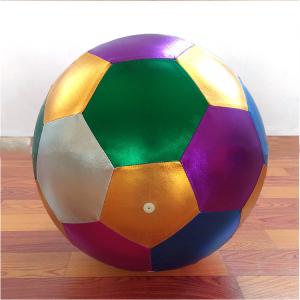 China 60cm Fabric Cloth Kids Giant Inflatable Soccer Ball for Beach Fun and Beach Playtime factory