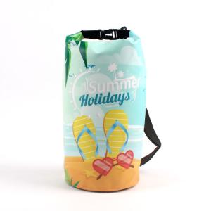China Bucket Type PVC Waterproof Dry Bag , Waterproof Shoulder Bag For Sports factory