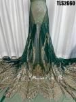 Lace Fabric For Formal Dress Abaya Dubai Fancy Sequin Embroidery Mesh French