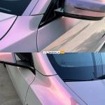 Self Adhesive Color Wrap Film Soft Peach Color Chemical Resistance Weather Proof