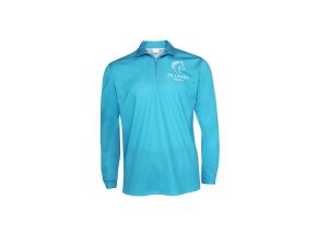 China 180GSM 100% Polyester Long Sleeve Tee Shirts Sublimation Printing And Embroidery factory