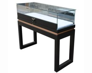 China Lockable Glass Display Cabinet / Floor Standing Glass Display Cabinets factory