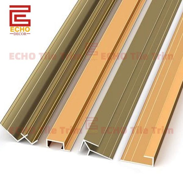 China Wood Paneling Aluminum Trim Top Edging Wall Panel Trim Profile factory