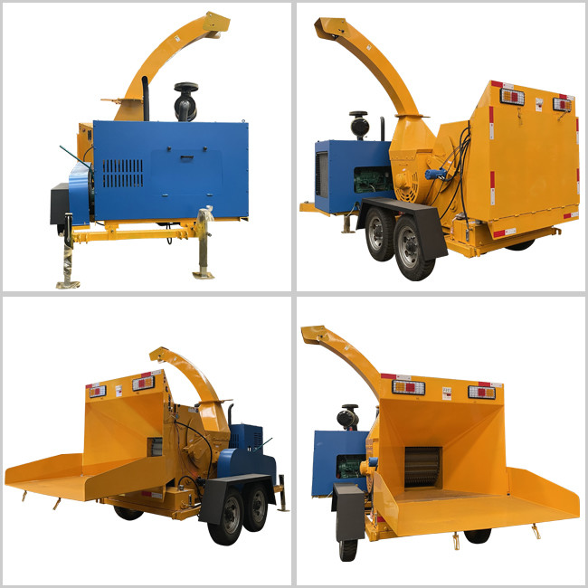 Mill Crusher HY-6145 Branch Crusher Feeding Roller Diameter 600mm