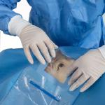 SURGICAL STERILE OPHTHA DRAPE PACK ( HALF BODY )