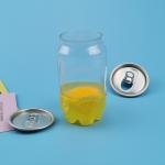PET Easy Open 0.35L 120mm Orange Juice Plastic Bottle