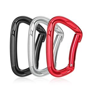 China Finish OEM 22-24 KN Carabiner Hook 7075 Aluminum Carabiner Climbing Safety Snap Hook factory