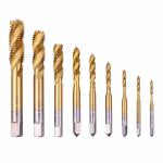 M12 Titanium Coated Spiral Flute HSS Machine Taps