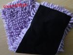 Big chenille blue polyester household cleaning fabric blue mop pad 13*47
