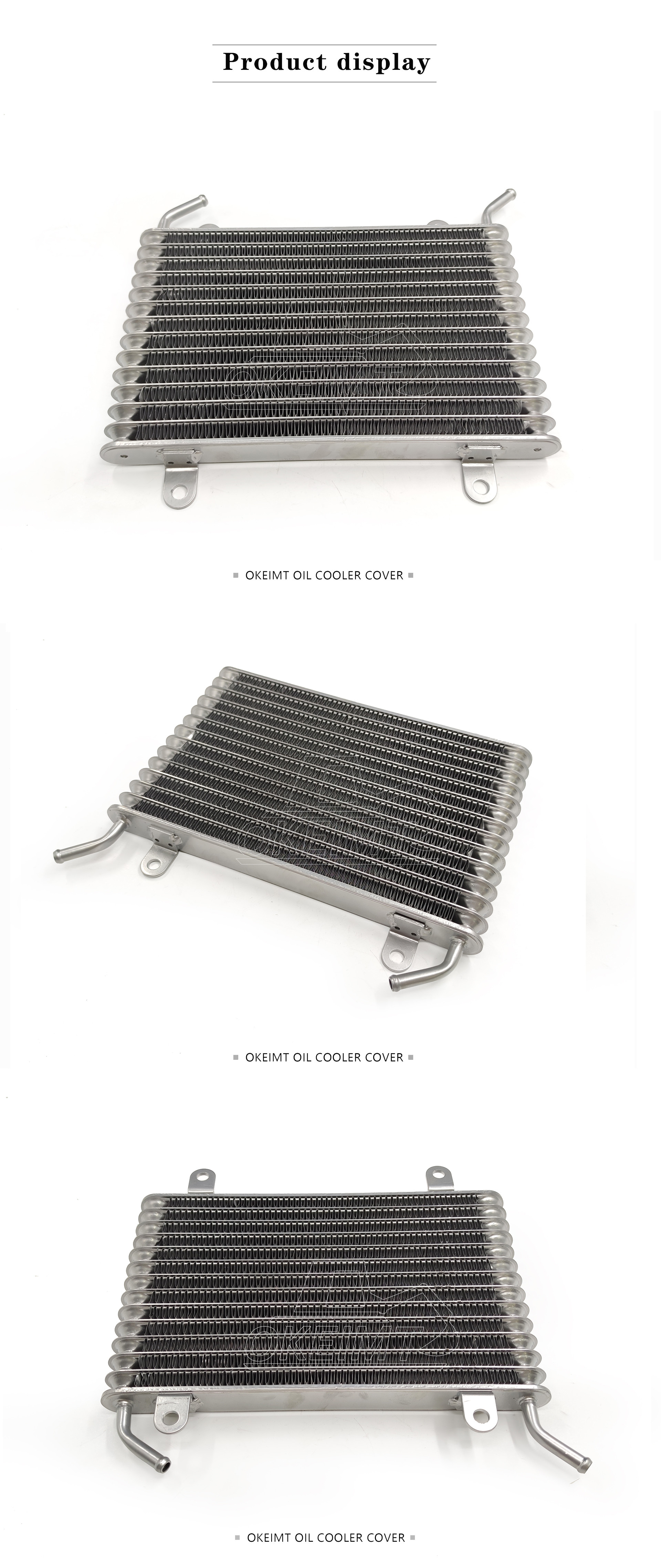 OKEIMT Excavator Engine Parts Fuel Cooler 4HK1-SH240-5-13P