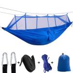 Outdoor Portable Camping Hammock With Mosquito Net Ultra Light Nylon Green