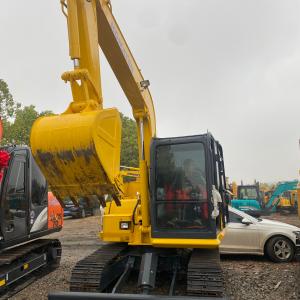 China Used mini diggers Komatsu PC40 small used machinery hand earth digger mini trench digger factory