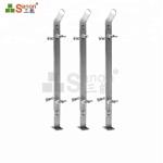 Home Hotel Steel Balustrade Posts Stainless Steel Posts For Glass 12mm