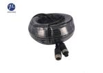 Pure Copper Waterproof IP67 GX12 6-Pin Aviation Extension Cable For Rear View