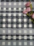 Plaid Pattern Embroidery Striped Lace checkered print fabric