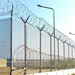 Sustainable 358 Anti Climb Fence , Galvanized Steel Wire Airport Security Fence