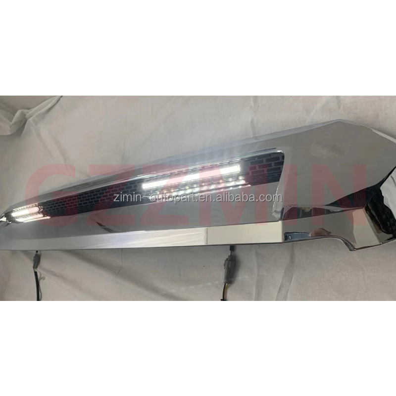 Toyota Tundra 2014 ABS Front Bumper With Light Grille In Chromed Finish