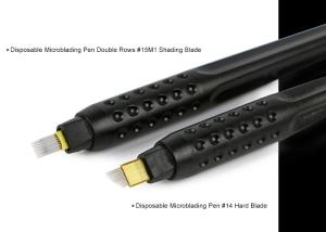 China 3D Embroidered #14 Hard Blade Disposable Microblading Pen For Hairstroke factory