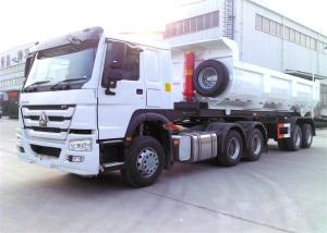 China SINOTRUK Sand Muck Transport Tipper 22 Tons Truck Dump Trailer factory