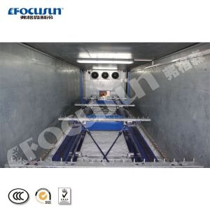 Rake Ice Storage and Crushing Snow Making System for 700 Square Meters Using