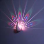 Novelty product Peacock projection decorative fancy light fittings